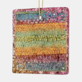 Klee - Boom Nursery sparkle Keramisch Ornament (Links)