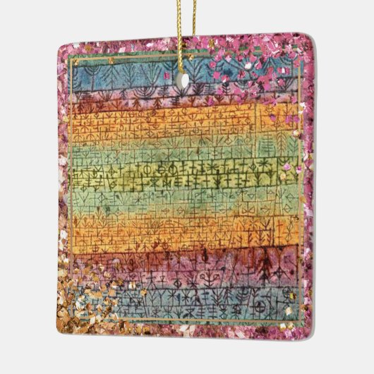 Klee - Boom Nursery sparkle Keramisch Ornament (Links)