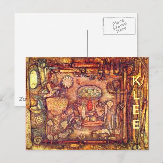 Klee - Botanisch theater Briefkaart (Voorkant / Achterkant)