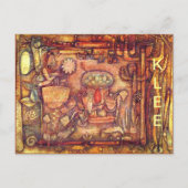 Klee - Botanisch theater Briefkaart (Voorkant)