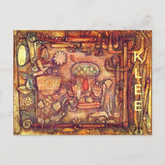 Klee - Botanisch theater Briefkaart (Voorkant)