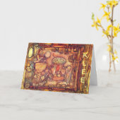 Klee - Botanisch theater Kaart (Gele Bloem)