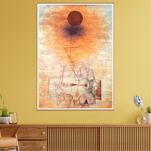 Klee - Bounds of the Intellect Canvas Afdruk (Insitu (Woonkamer))