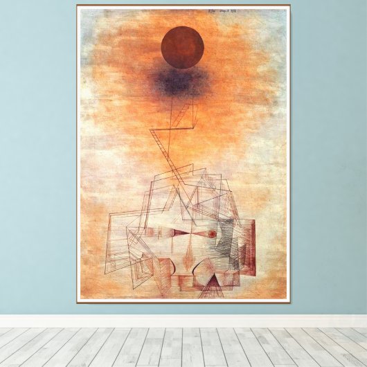 Klee - Bounds of the Intellect Canvas Afdruk (Insitu (Houten vloer))