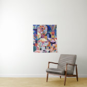 Klee - Burggarten, abstract schilderij Wandkleed (In situ)