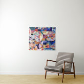 Klee - Burggarten, abstract schilderij Wandkleed (In Situ (horizontaal))