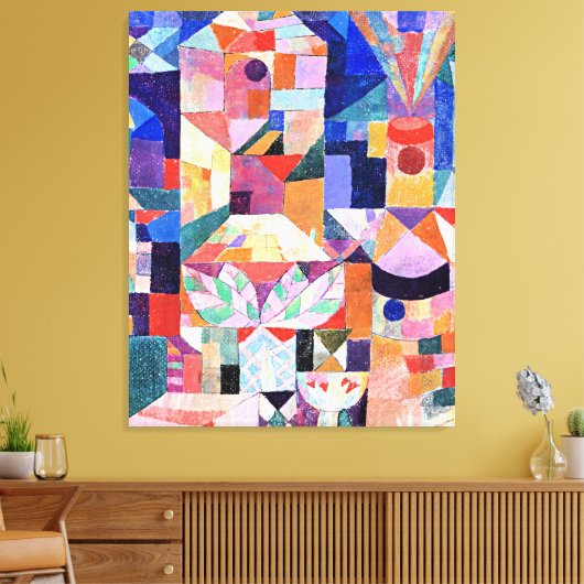 Klee - Burggarten Canvas Afdruk (Insitu (Woonkamer))