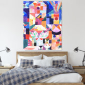 Klee - Burggarten Canvas Afdruk (Insitu (Slaapkamer))