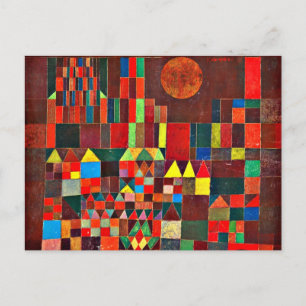 Klee - Castle en Sun Briefkaart