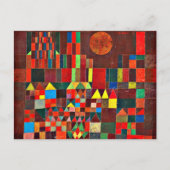 Klee - Castle en Sun Briefkaart (Voorkant)