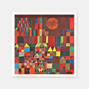 Klee - Castle en Sun Ceramic Servet