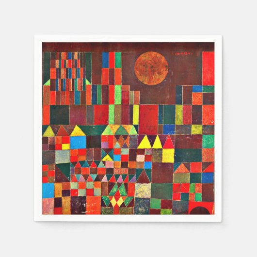 Klee - Castle en Sun Ceramic Servet (Voorkant)