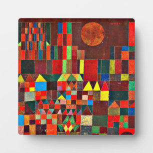 Klee - Castle en Sun Fotoplaat