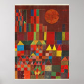 Klee - Castle en Sun Poster (Voorkant)