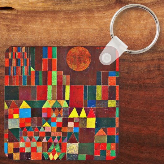 Klee - Castle en Sun Sleutelhanger (Achterkant)