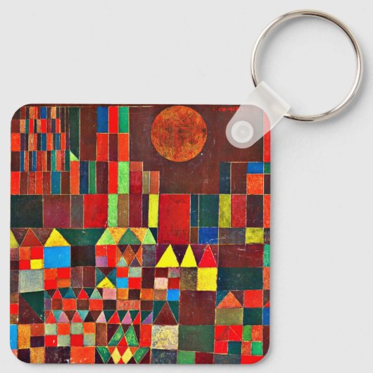 Klee - Castle en Sun Sleutelhanger (Achterkant)