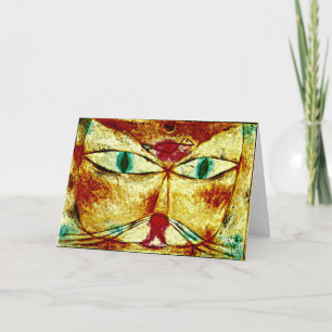 Klee - Cat en Bird Kaart