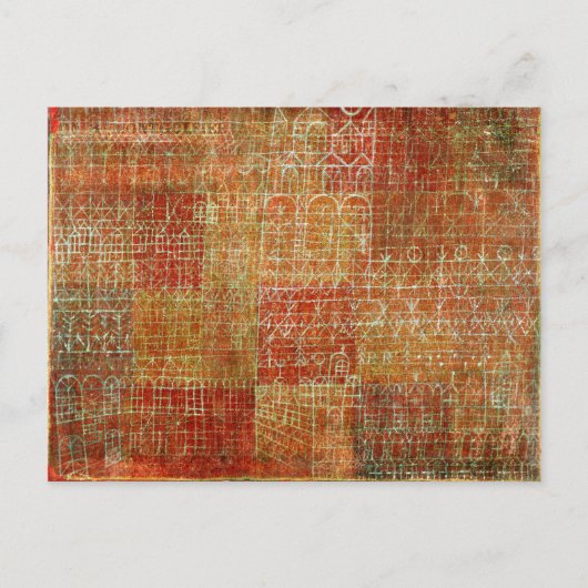 Klee - Cathedraal Briefkaart (Voorkant)