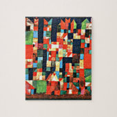 Klee - City Afbeelding met rood en groen Legpuzzel (Verticaal)