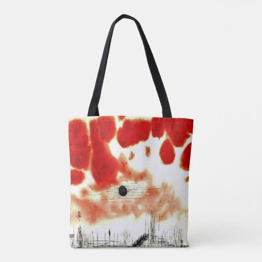 Klee - Clouds over Bor-1940 Tote Bag (Achterkant)