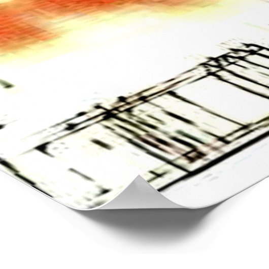 Klee - Clouds over Bor Poster (Hoek)