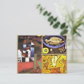 Klee Collage Briefkaart (Staand voorkant)