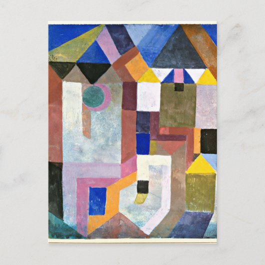 Klee - Colorful Architecture Briefkaart (Voorkant)