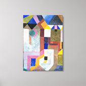 Klee - Colorful Architecture Canvas Afdruk (Voorkant)
