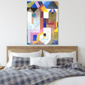 Klee - Colorful Architecture Canvas Afdruk (Insitu (Slaapkamer))