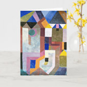 Klee - Colorful Architecture Kaart (Gele Bloem)