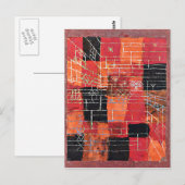 Klee - Configuratie, abstracte kunst, Briefkaart (Voorkant / Achterkant)