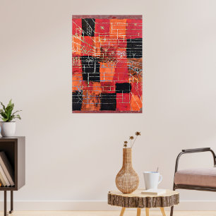 Klee - Configuratie, abstracte kunst, Poster
