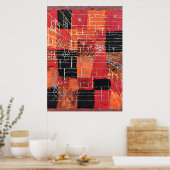Klee - Configuratie, abstracte kunst, Poster (Keuken)