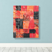 Klee - Configuratieperspectief Canvas Afdruk (Insitu (Houten vloer))