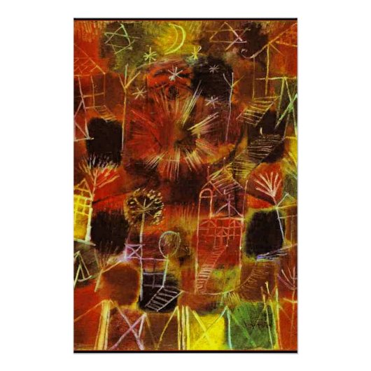 Klee - Cosmic Composition, 1919 Perfect Poster (Voorkant)