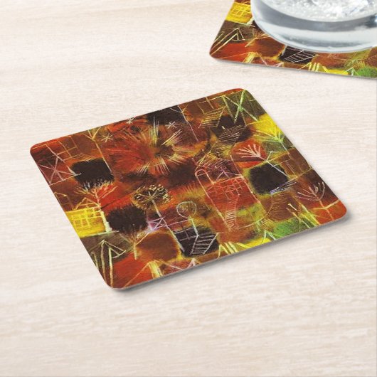 Klee - Cosmic Composition Kartonnen Onderzetters (Schuin)