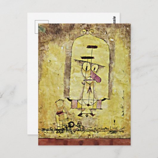 Klee - Dans dat monster naar mijn zachte lied Briefkaart (Voorkant / Achterkant)