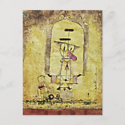 Klee - Dans dat monster naar mijn zachte lied Briefkaart (Voorkant)