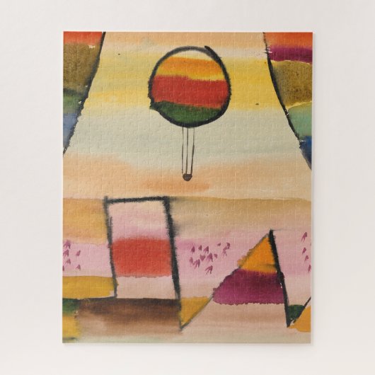 Klee - De ballon in het raam Legpuzzel (Verticaal)