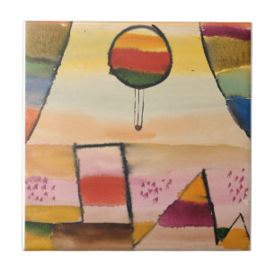 Klee - De ballon in het raam Tegeltje