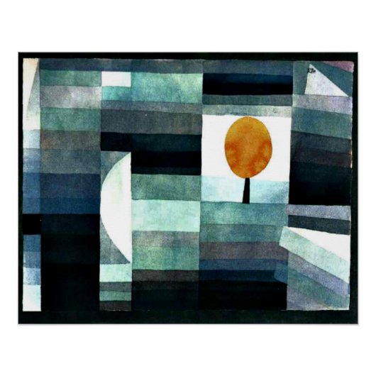 Klee - De boodschapper van de herfst Perfect Poster (Voorkant)