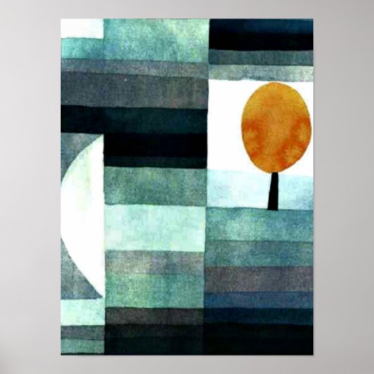Klee - De boodschapper van de herfst Poster (Voorkant)