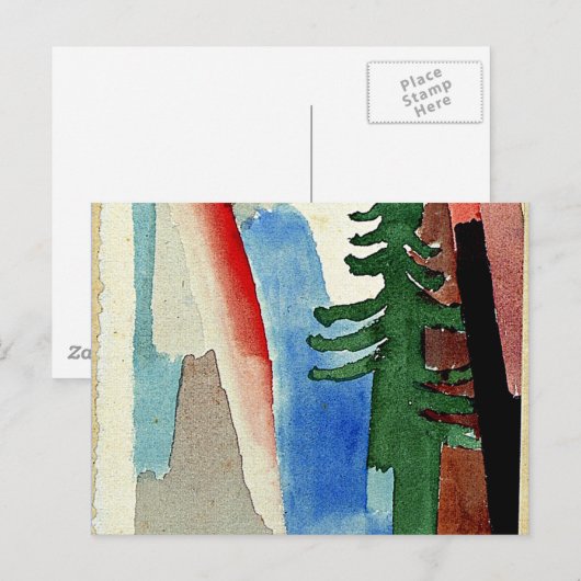 Klee - De den Briefkaart (Voorkant / Achterkant)