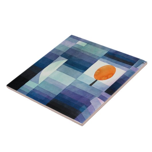 Klee - De Harbinger in het najaar Tegeltje (Zijkant)