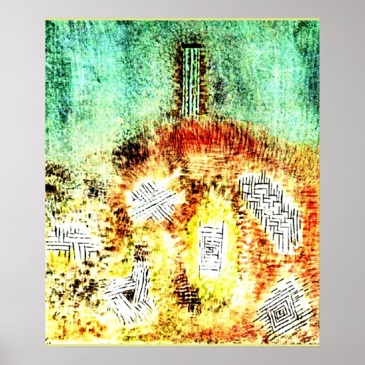 Klee - de kolom poster (Voorkant)