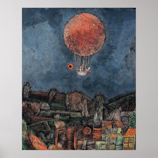 Klee - De Luchtballon Poster (Voorkant)