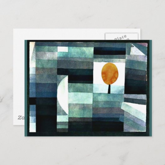 Klee: De Messenger van de herfst Briefkaart (Voorkant / Achterkant)