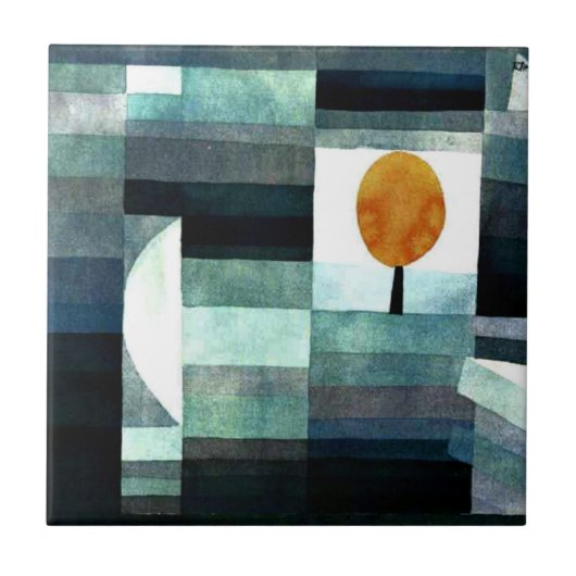 Klee: De Messenger van de herfst Tegeltje (Voorkant)