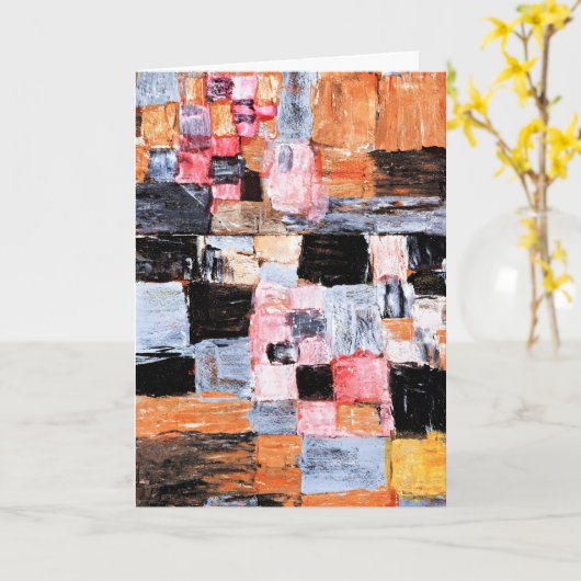 Klee - De opkomst van een stad Kaart (Gele Bloem)