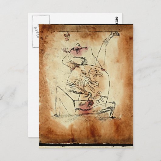 Klee - De pathos van vruchtbaarheid Briefkaart (Voorkant / Achterkant)